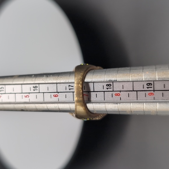 Heidi Daus| Purple Amethyst With Tricolored Crystal Accents Octagon Ring - Picture 10 of 10